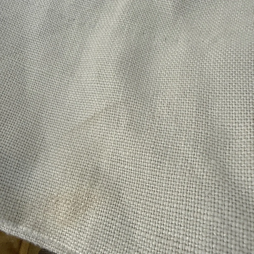 Restoration Hardware Linen Curtains Mist Belgian Heavyweight Textured 100x120 x2